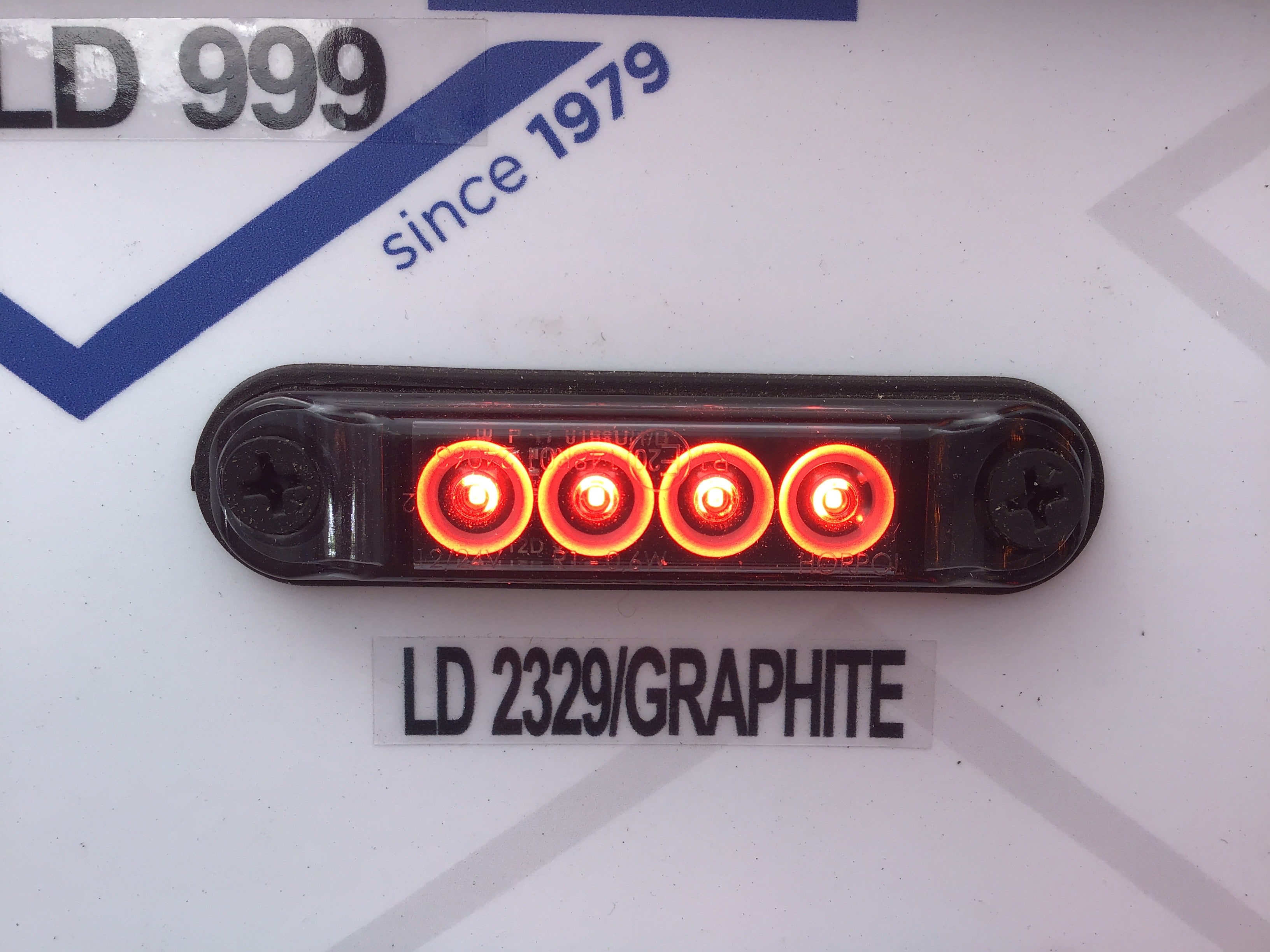 Truck side marker light LED from Horpol LD 2329 Black