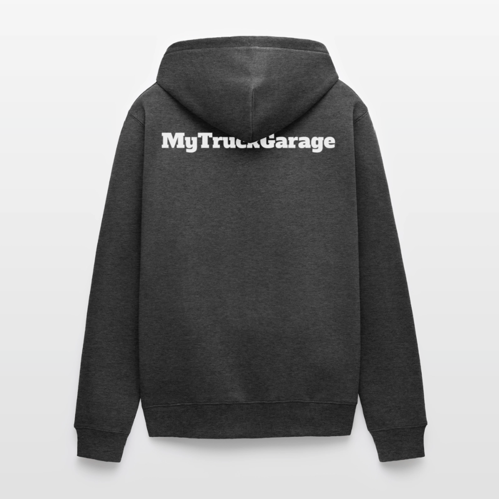 MyTruckGarage Premium Kapuzenjacke – Herren Hoodie - Anthrazit meliert