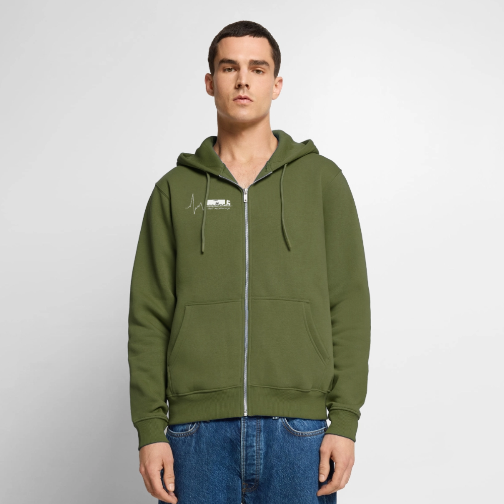 MyTruckGarage Premium Kapuzenjacke – Herren Hoodie - Khaki