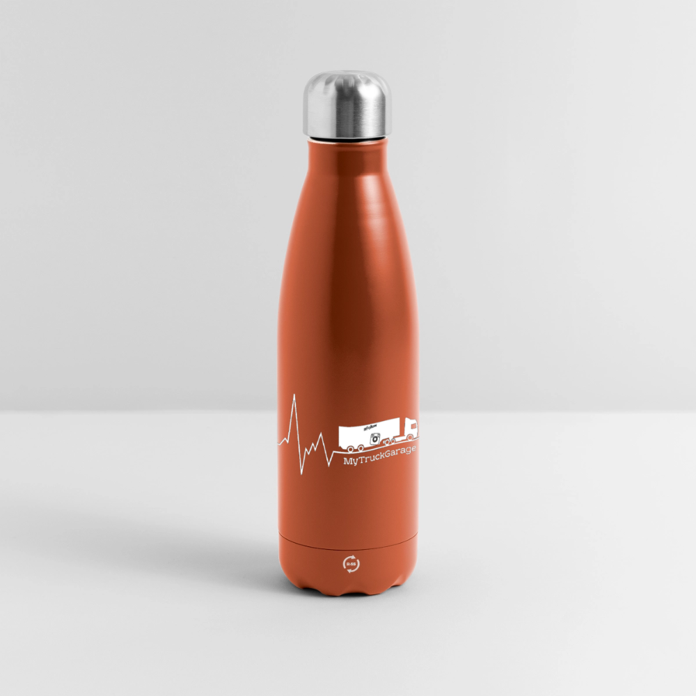 MyTruckGarage Isolierflasche 500ml – Thermosflasche für unterwegs - Terra
