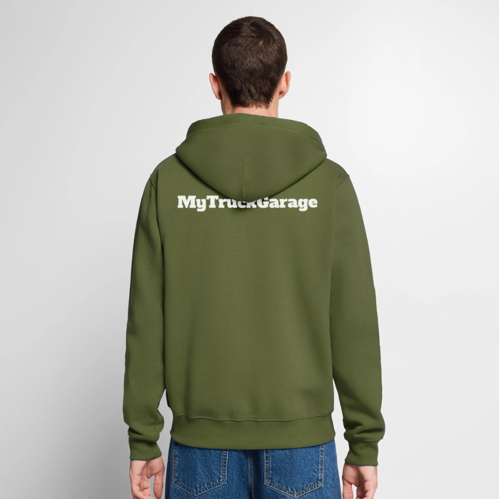 MyTruckGarage Premium Kapuzenjacke – Herren Hoodie - Khaki