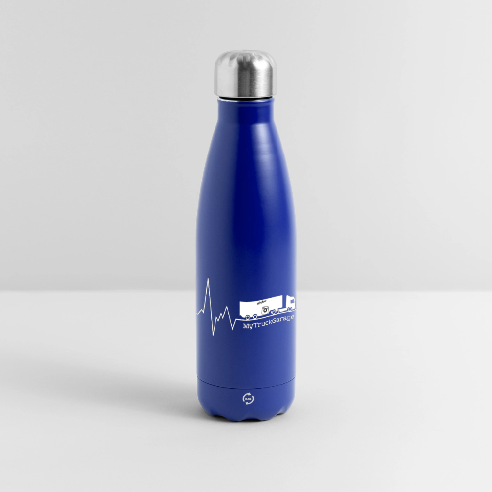 MyTruckGarage Isolierflasche 500ml – Thermosflasche für unterwegs - Dunkelblau