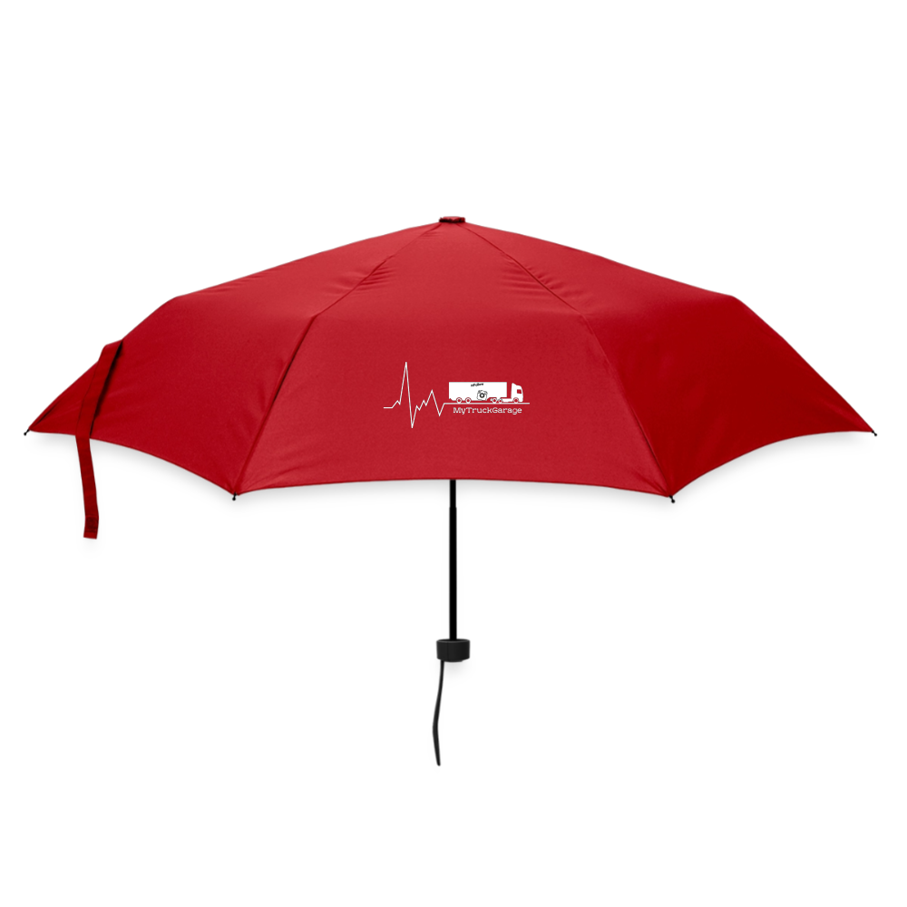 MyTruckGarage Regenschirm – Kompakt & Taschenformat - Rot