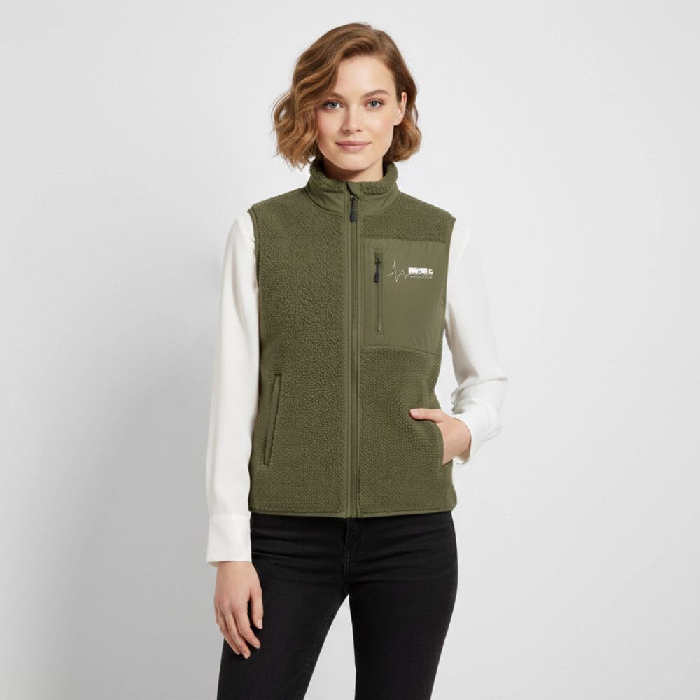 MyTruckGarage Sherpaweste – Stanley/Stella Unisex Fleeceweste - Khaki
