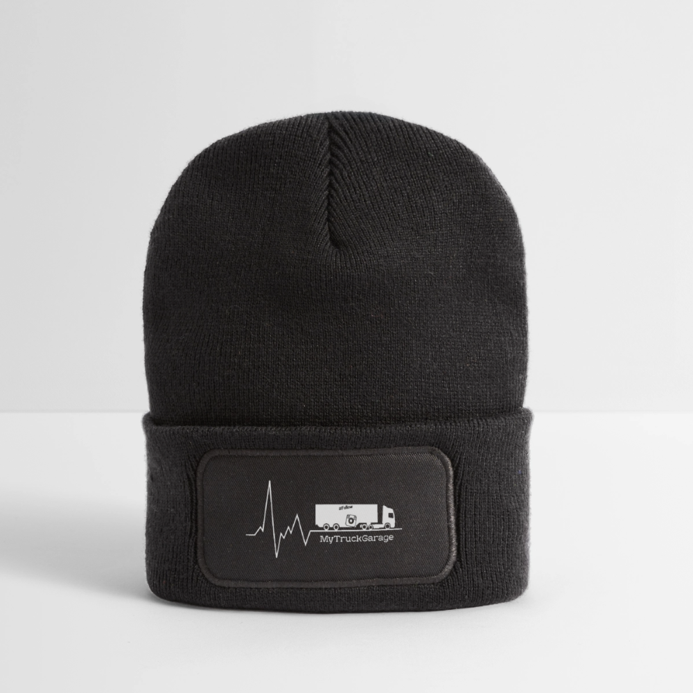 Wintermütze für Trucker & Outdoor - MyTruckGarage Beanie - Dunkelgrau