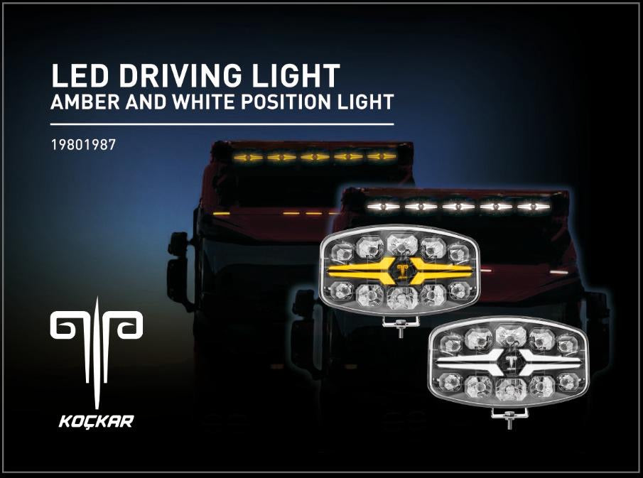 Led spotlights - Kockar Orange and White