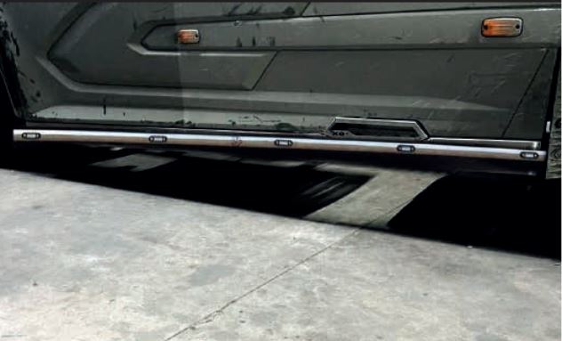 Seitenschutzrohr Edelstahl DAF NG