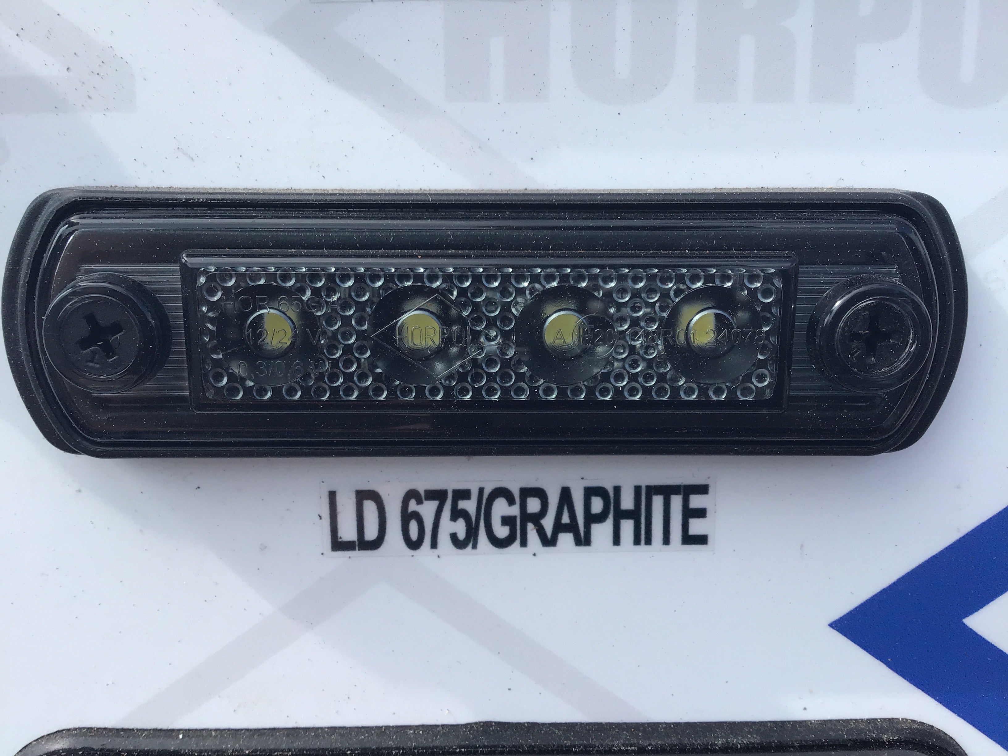 Truck side marker light LED LD 675 Black