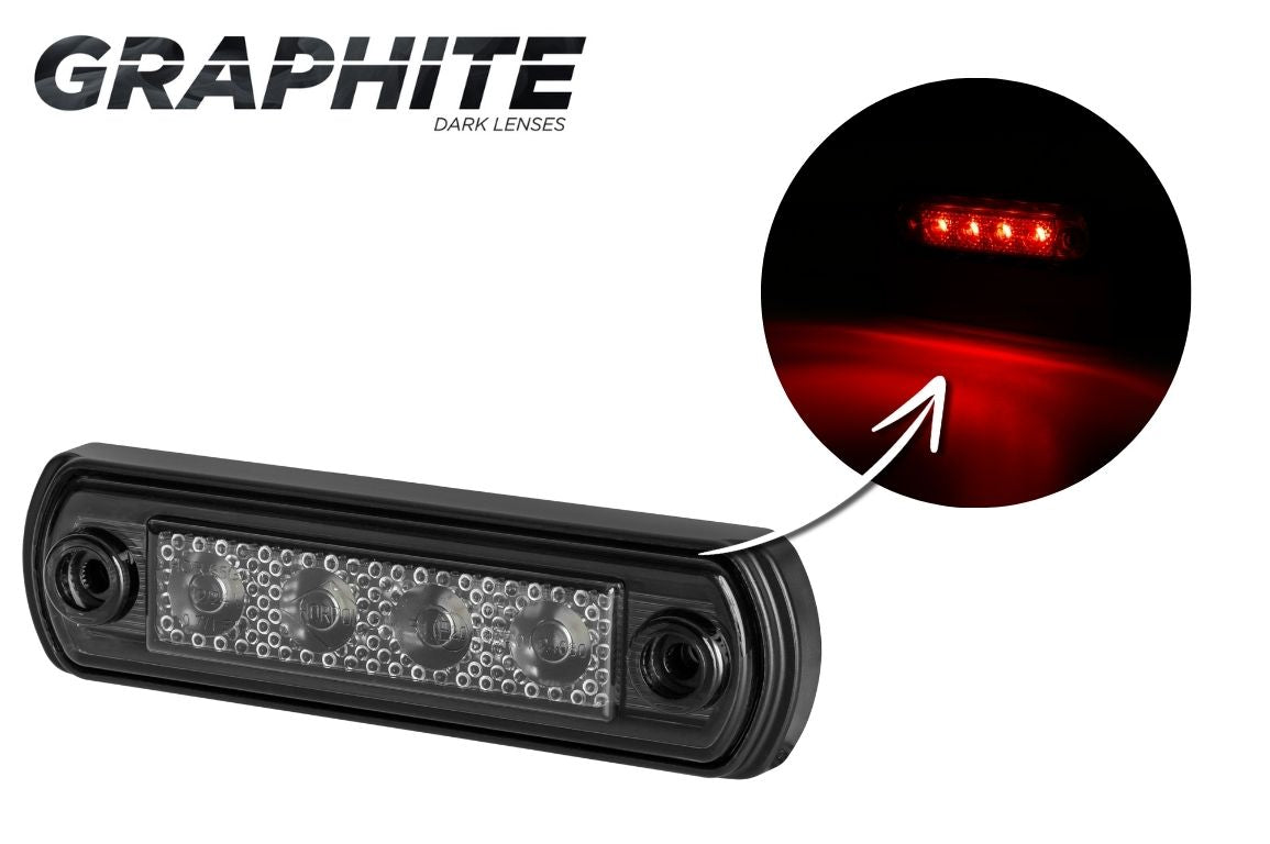 Truck side marker light LD 677 Black