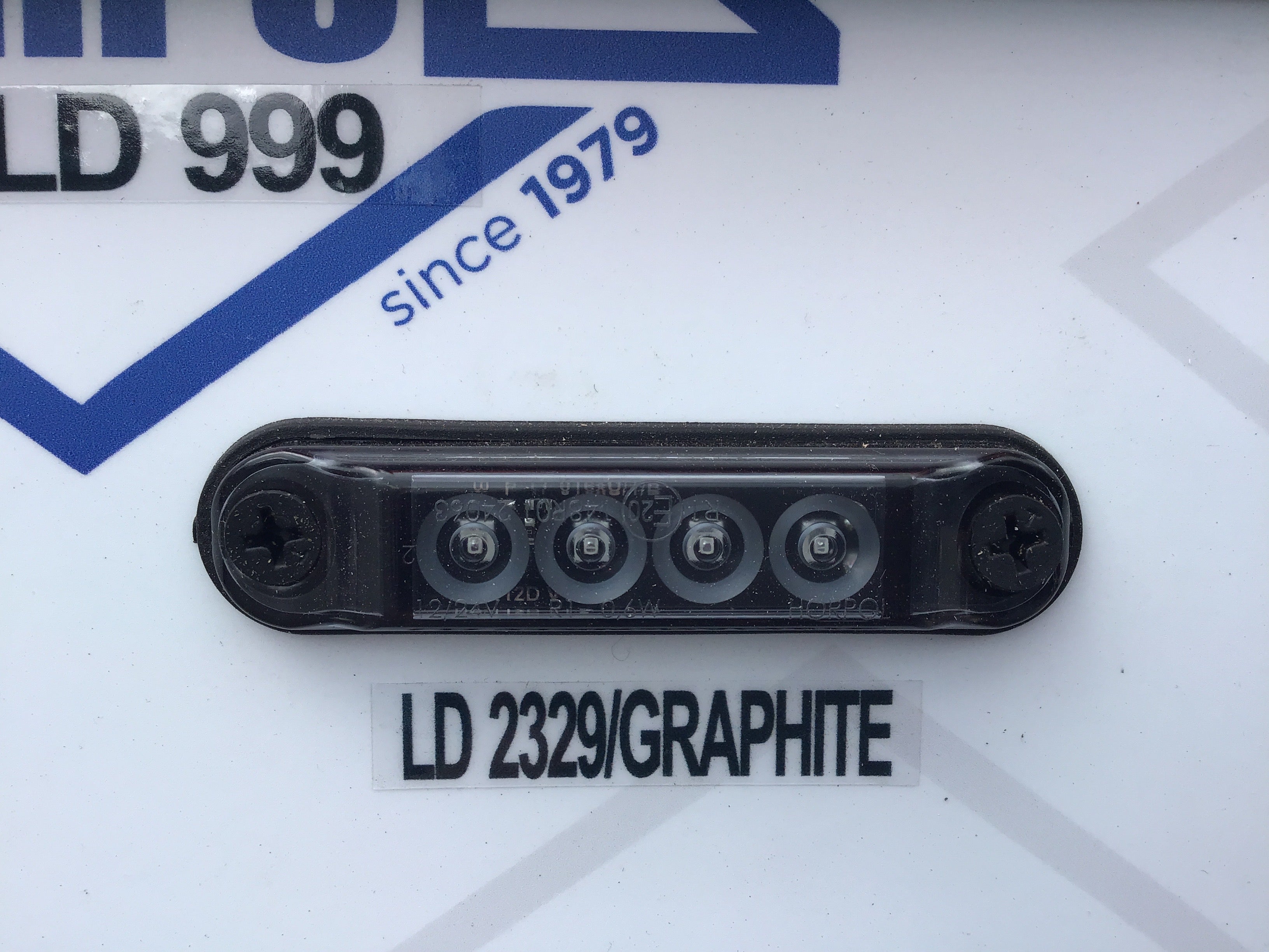 Truck side marker light LED from Horpol LD 2329 Black