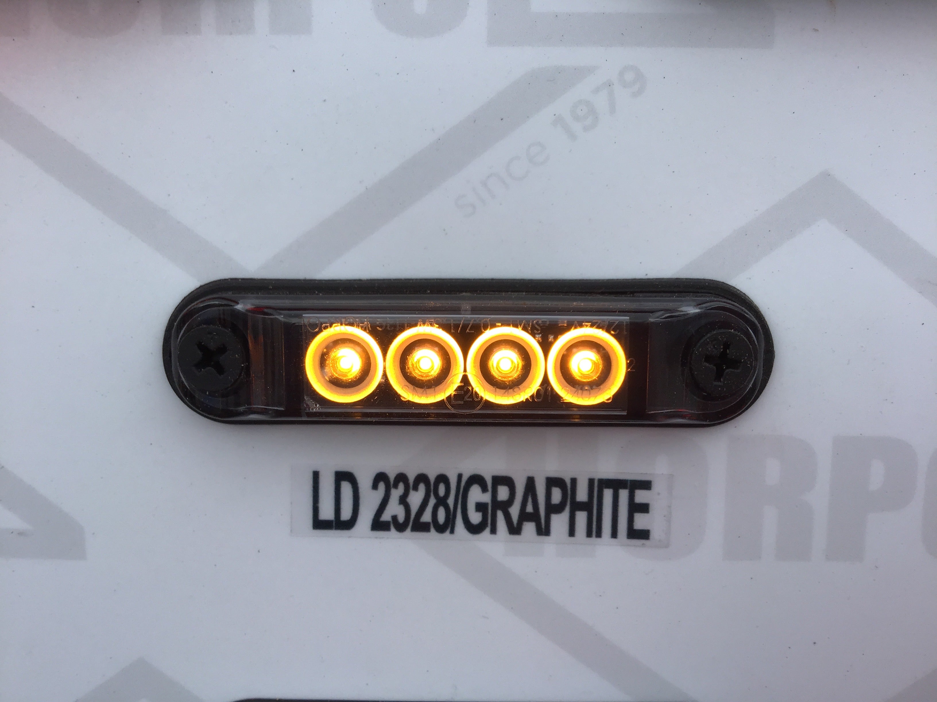 Truck side marker light LED from Horpol LD 2328 Black