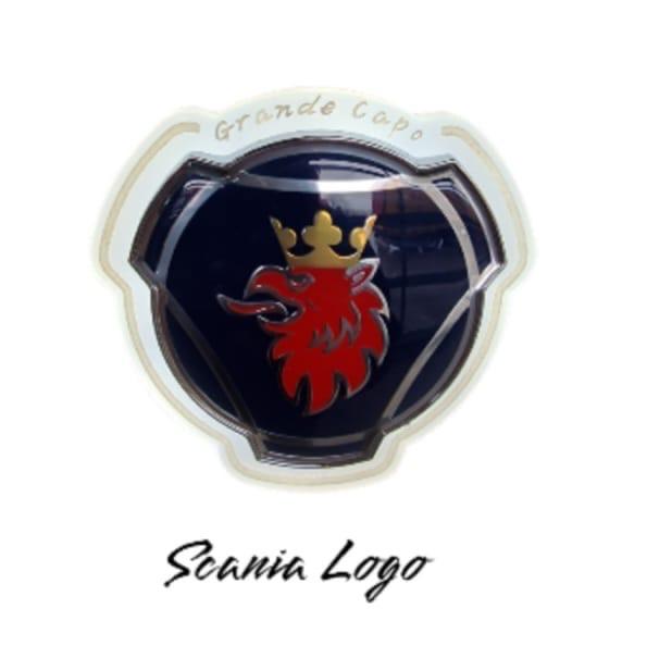 Scania Grillemblem Typ 2(orange oder weiß)