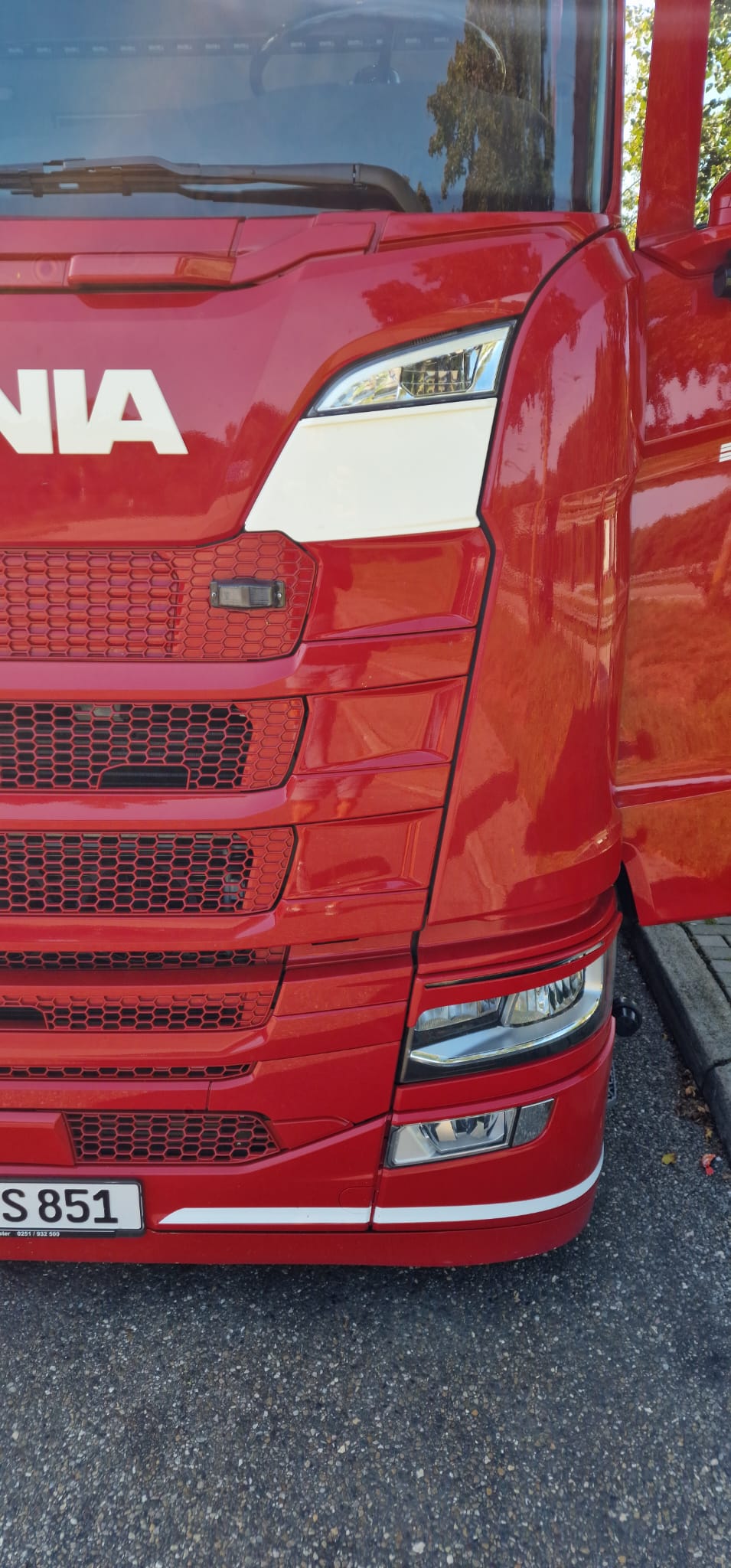 Kühlergrill-Abdeckungen GFK (2er-Set) für Scania NextGen R / S-Serie