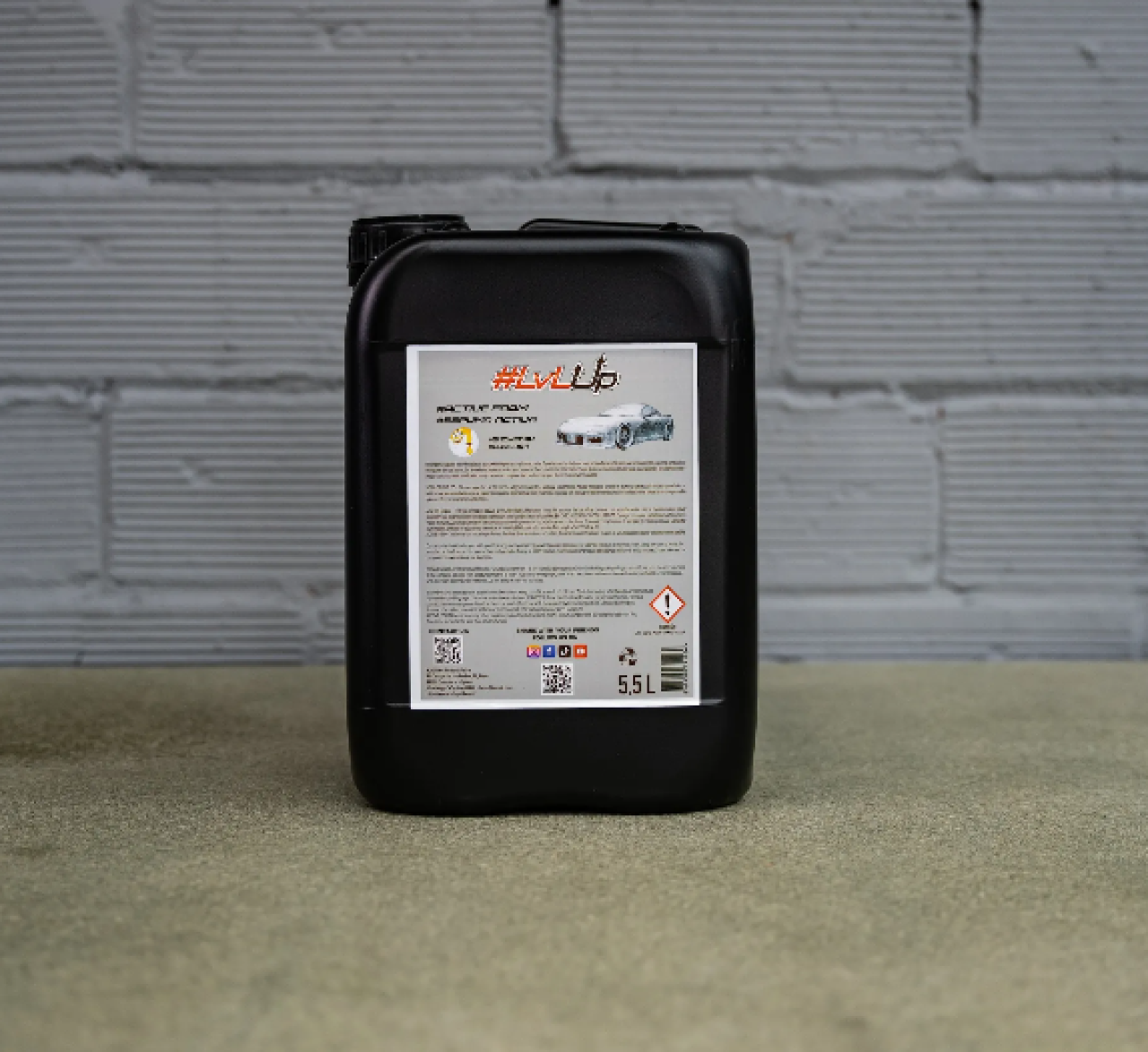 LVL UP Active Foam 5,5L – Snow Foam Autoshampoo | Aktivschaum Vorwäsche für Auto, LKW & Detailing