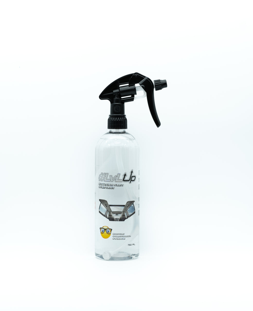 LVL UP Invisible Glass 750ml – Glasreiniger für Auto & Haushalt | Streifenfrei, klare Sicht & maximale Reinigung