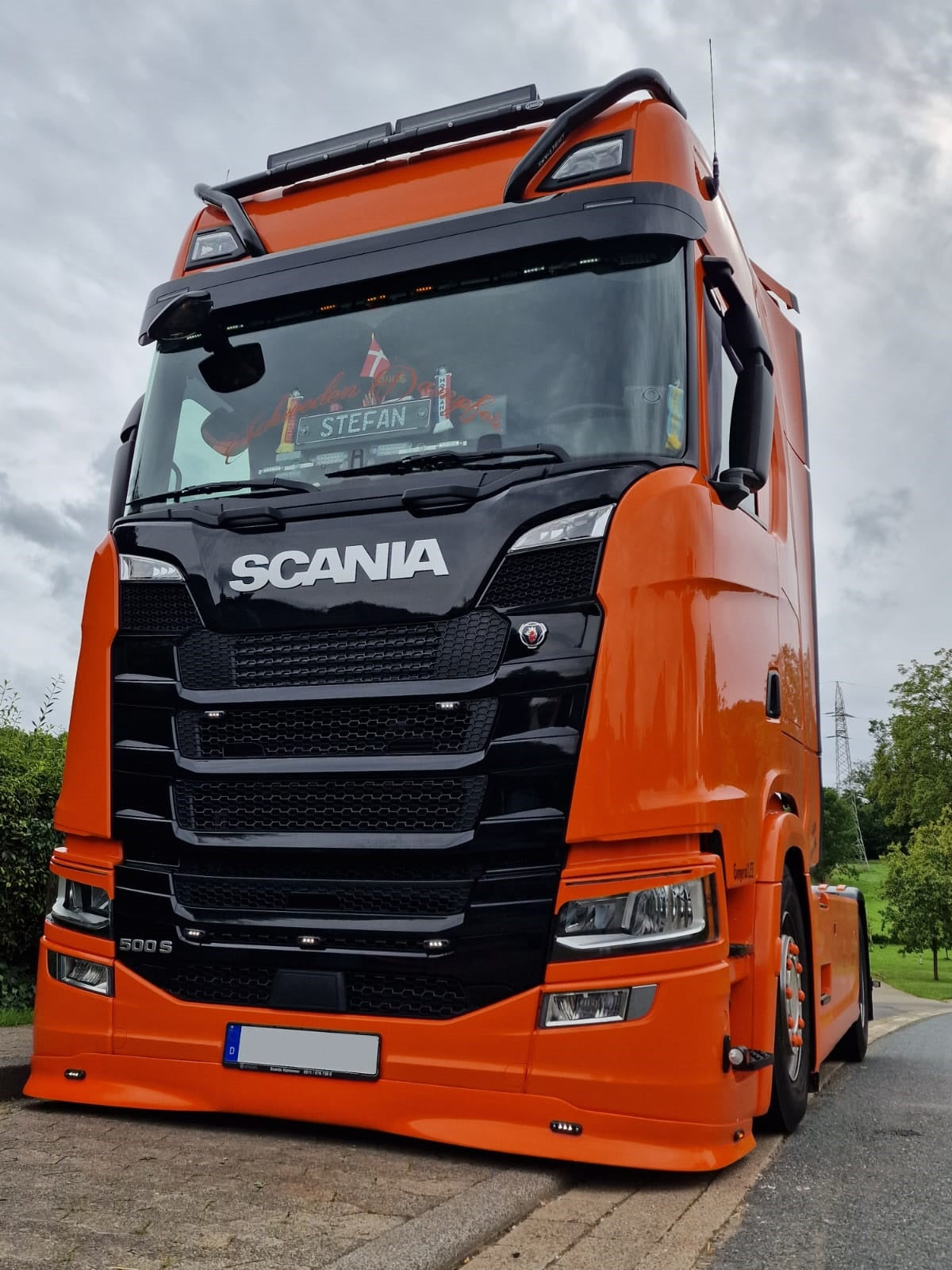 Scania Frontspoiler "große Lippe" für NG (tiefe Stoßstange)