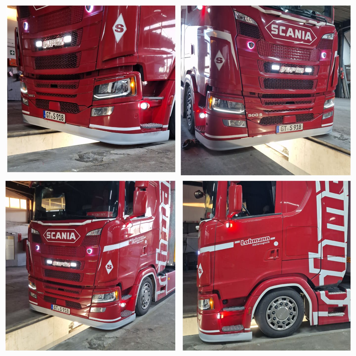 Scania Frontspoiler "Lippe" für NG Typ 4 (Kipper/Niedrig Stoßstange)