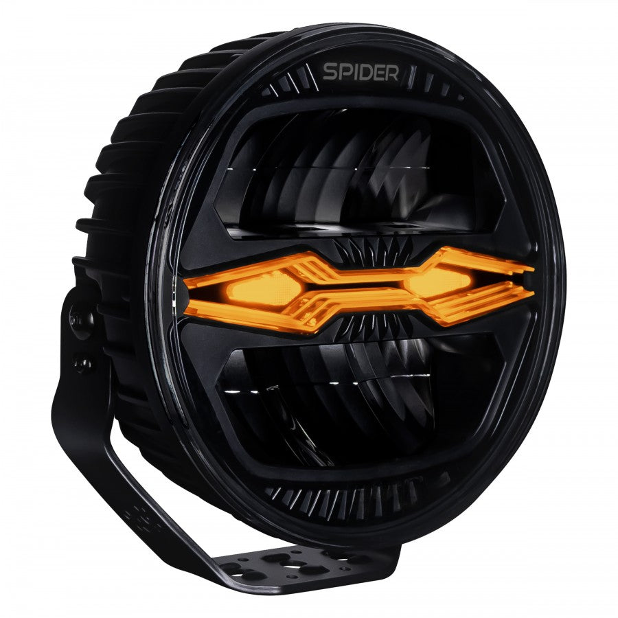 LED Zusatzscheinwerfer X‑SPIDER NINJA Round 12–24 V – 3‑in‑1 Fahr‑, Positions- & Stroboskoplicht (ECE)