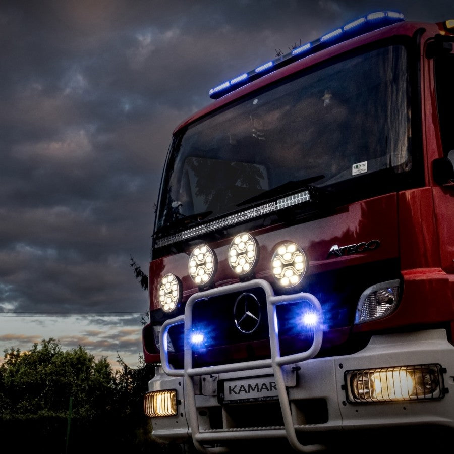 LED Zusatzscheinwerfer X‑SPIDER TOXIC 12–24 V – Fahrlicht, Positionslicht & Stroboskop (ECE geprüft)