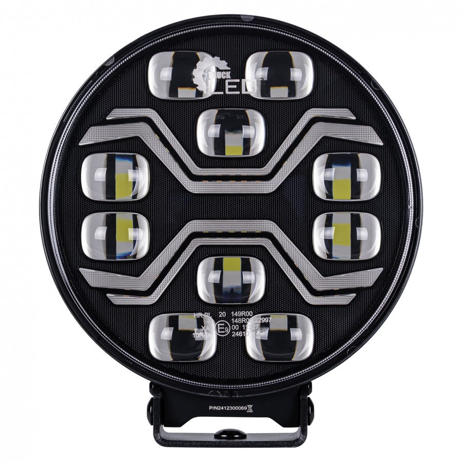 LED Zusatzscheinwerfer X‑SPIDER TOXIC 12–24 V – Fahrlicht, Positionslicht & Stroboskop (ECE geprüft)