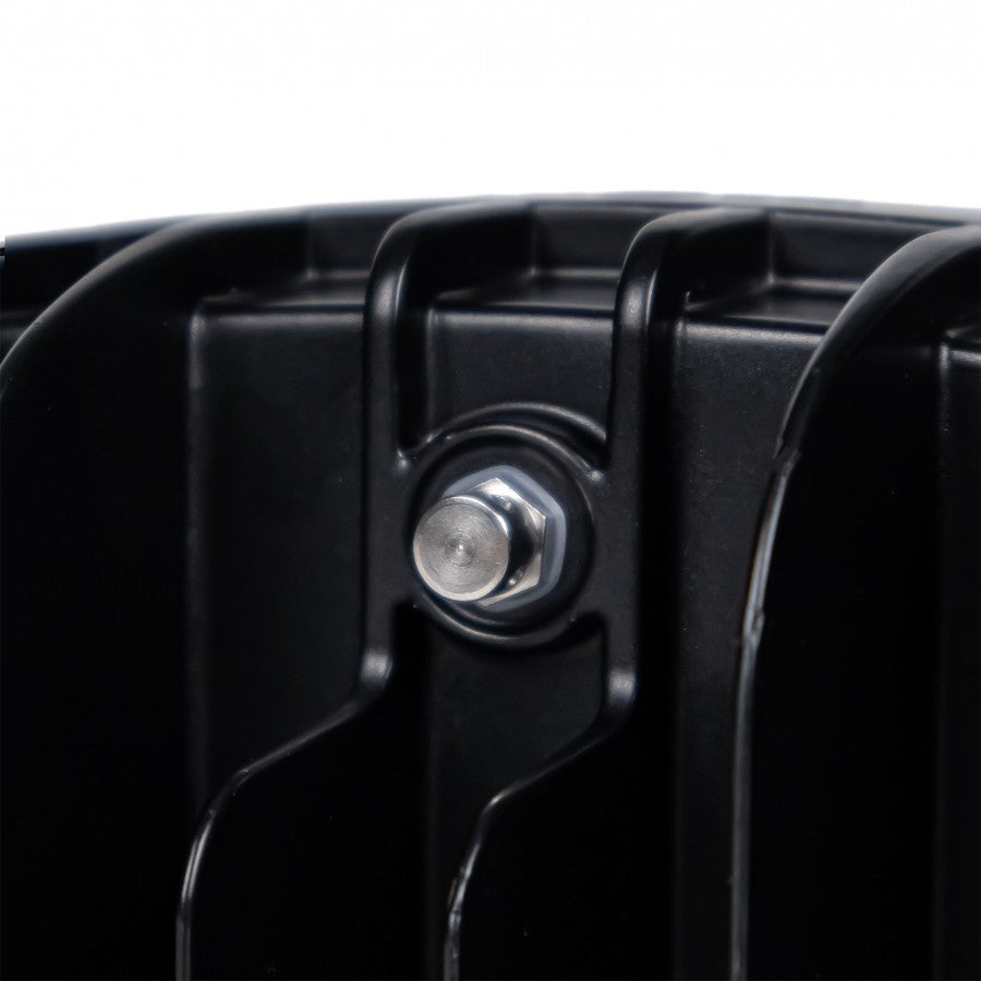 LED Scheinwerfer X‑SPIDER 12–24 V – Fahrlicht + weißes Positionslicht + orange Stroboskop (ECE R65/R148/R149)