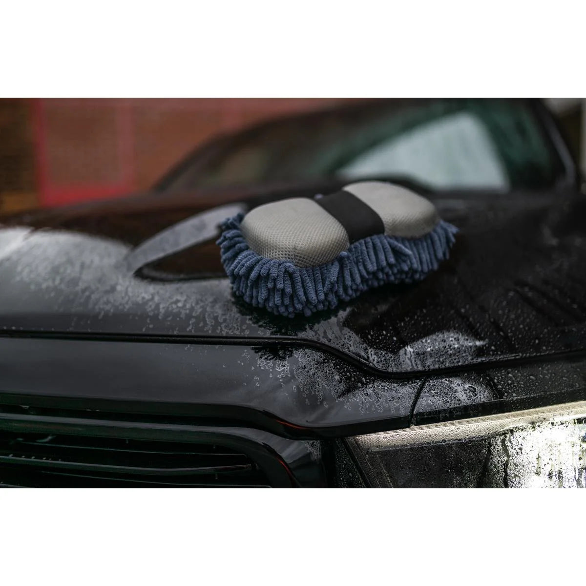 Nuke Guys - 2 Way Wonder - Chenille - Insect Net Strap On Washing Sponge Black