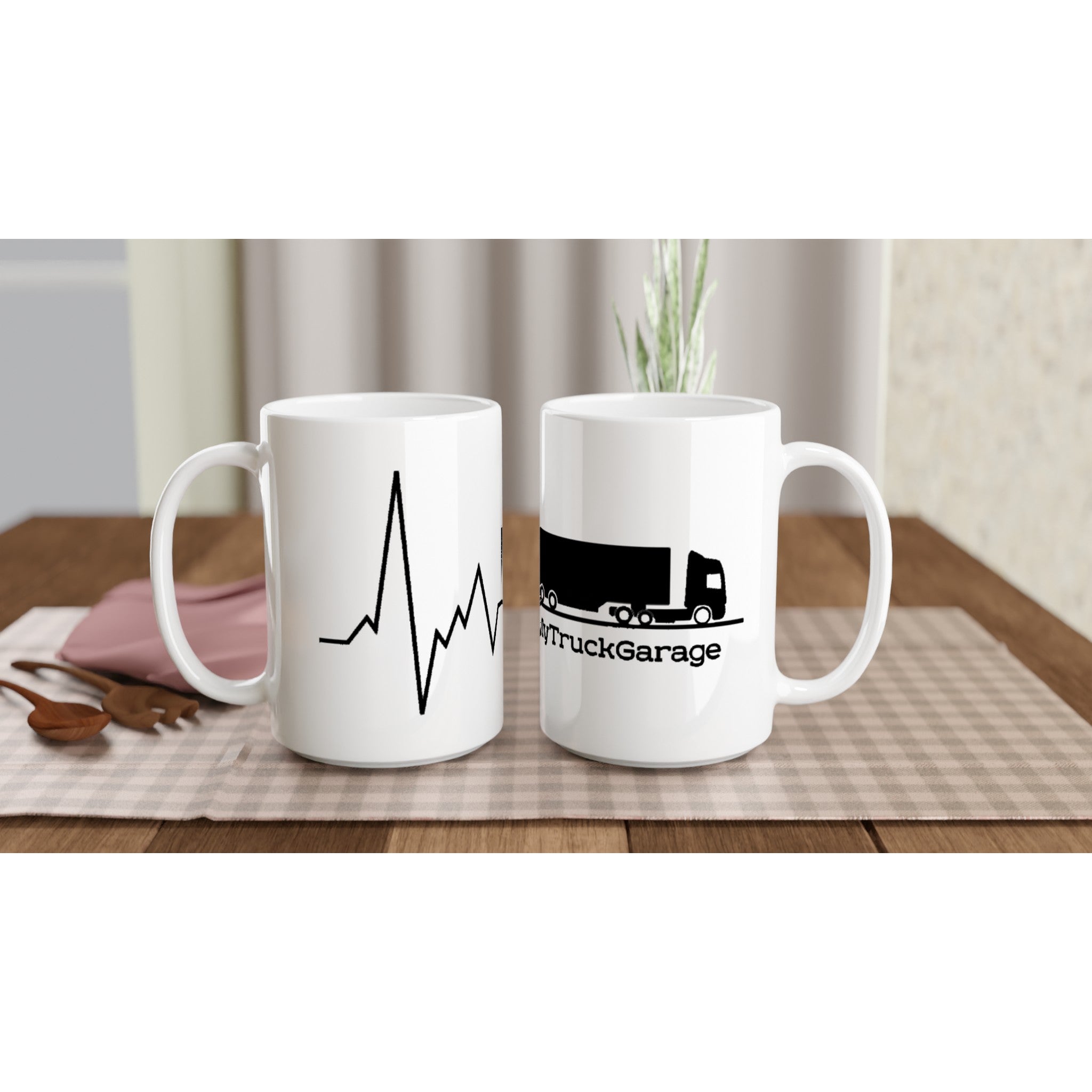 White ceramic mug 440ml