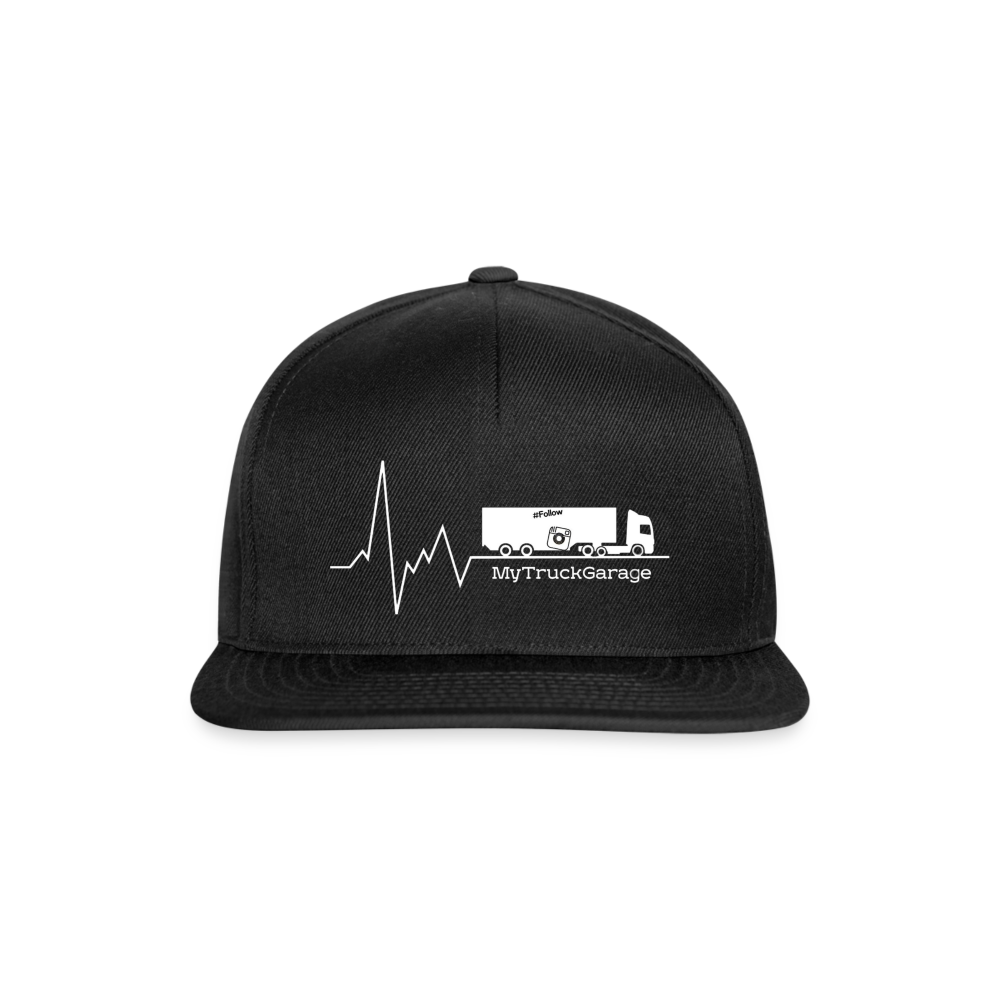 Snapback Cap - Schwarz/Schwarz