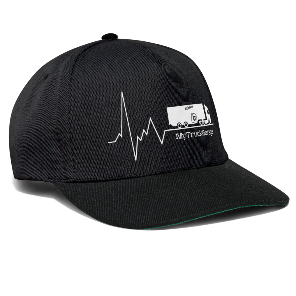 Snapback Cap - Schwarz/Schwarz