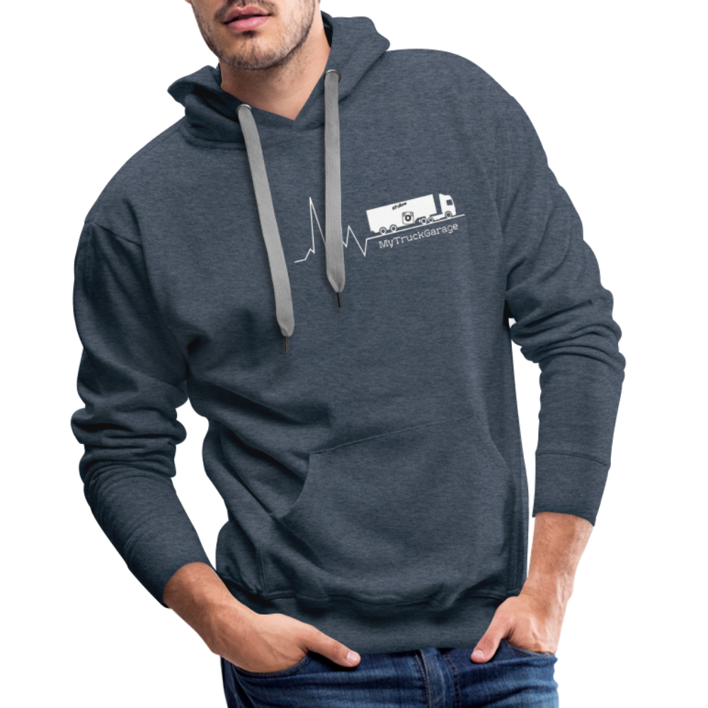 Men’s Premium Hoodie - Jeansblau