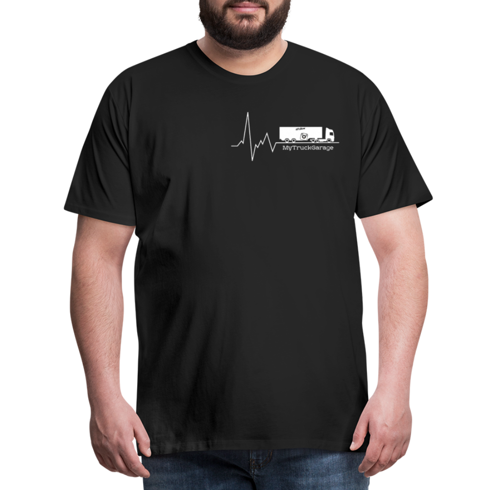 Männer Premium T-Shirt - Schwarz