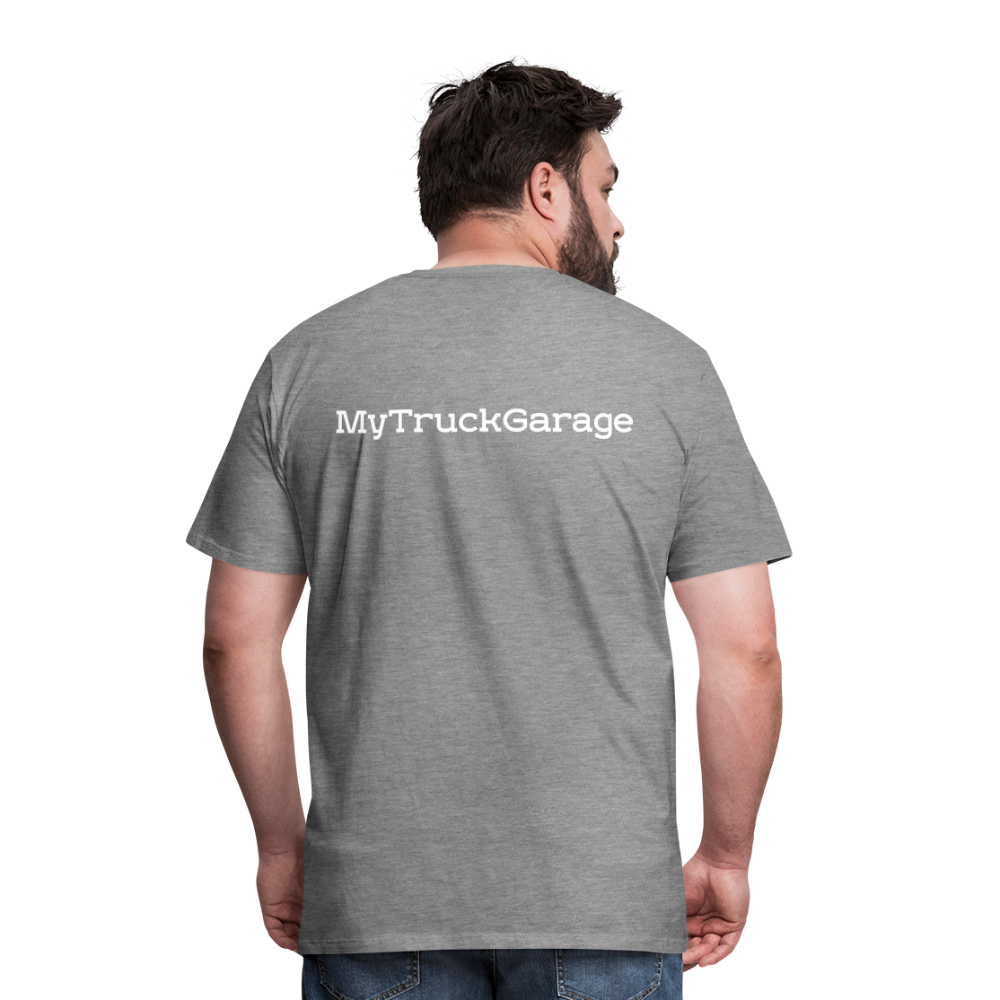 Männer Premium T-Shirt - Grau meliert
