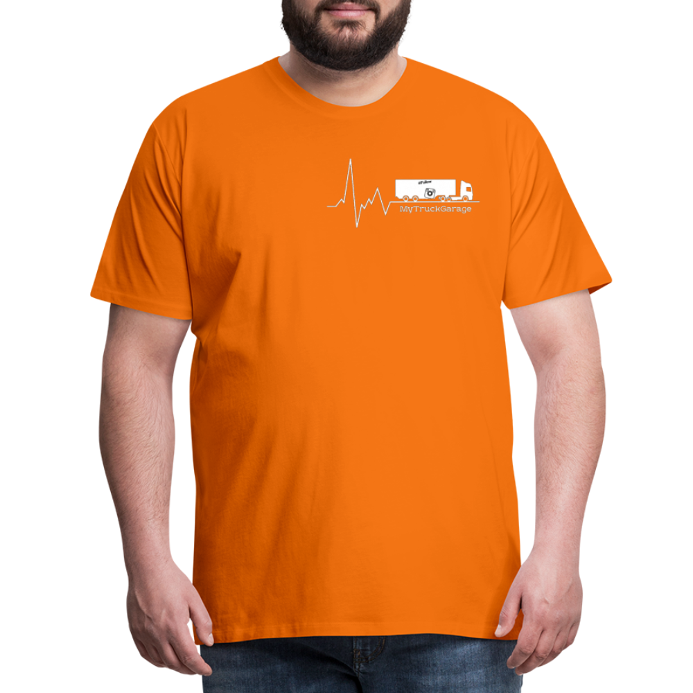 Männer Premium T-Shirt - Orange