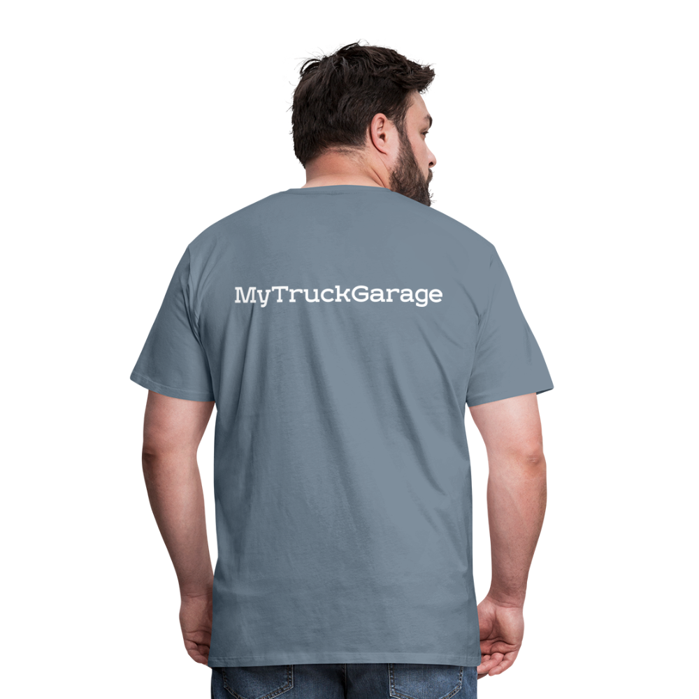 Männer Premium T-Shirt - Blaugrau