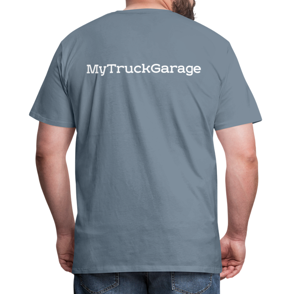 Männer Premium T-Shirt - Blaugrau
