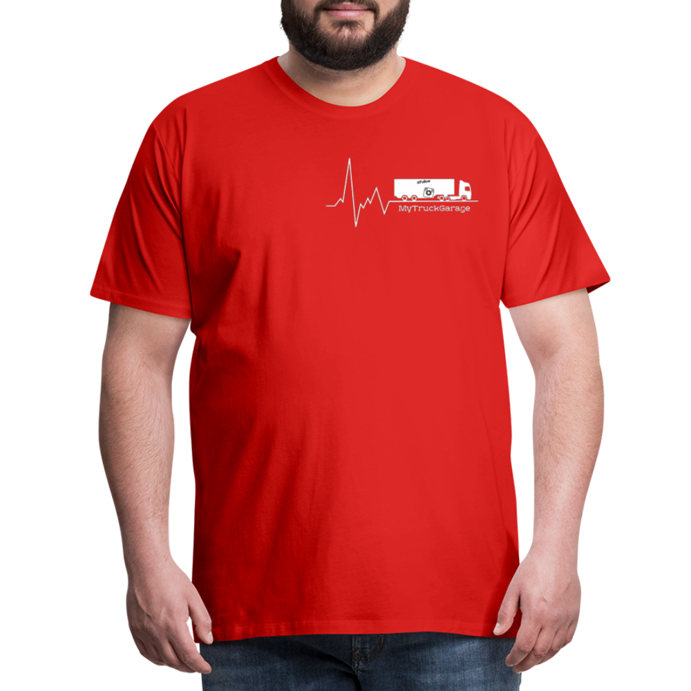 Männer Premium T-Shirt - Rot