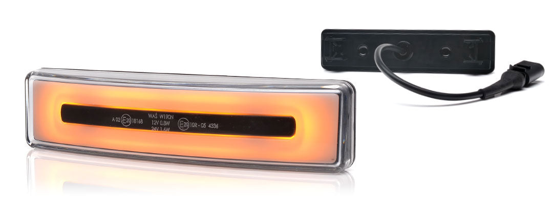 Orange or white position light