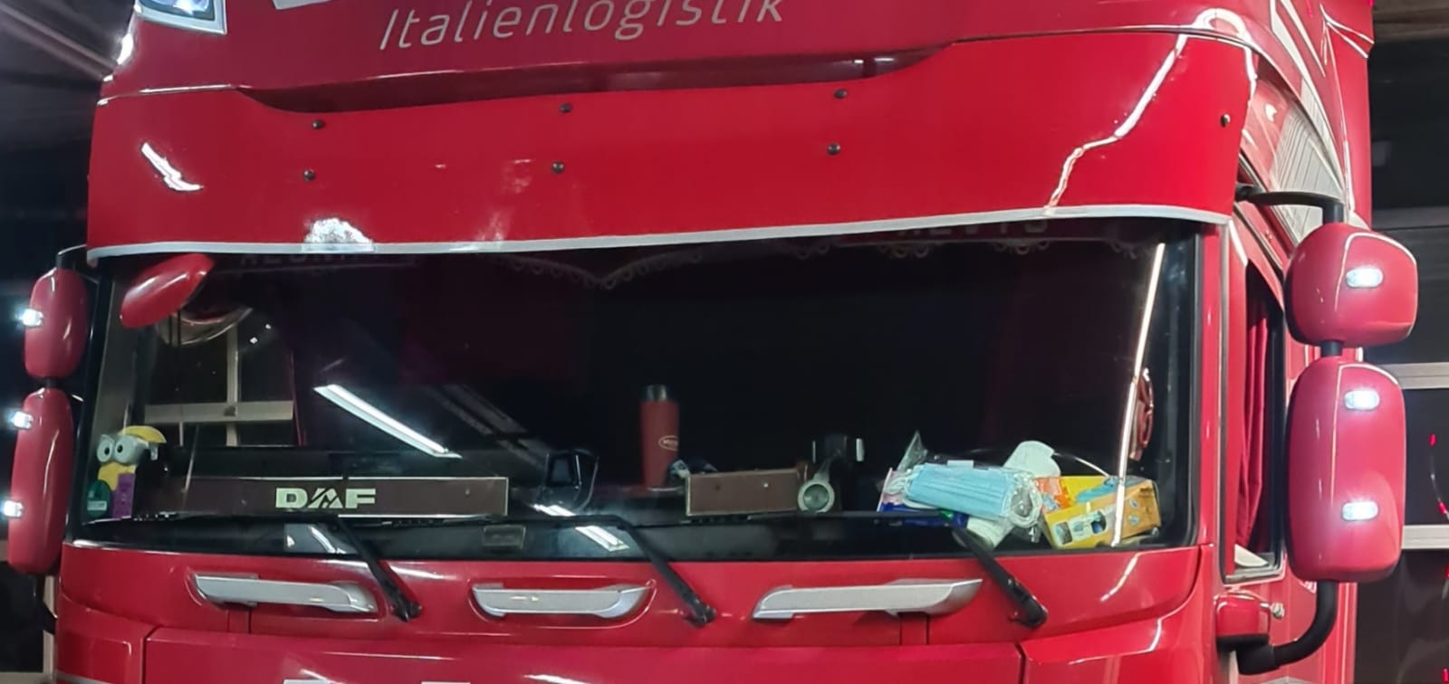 DAF xf 106/105 sun visor