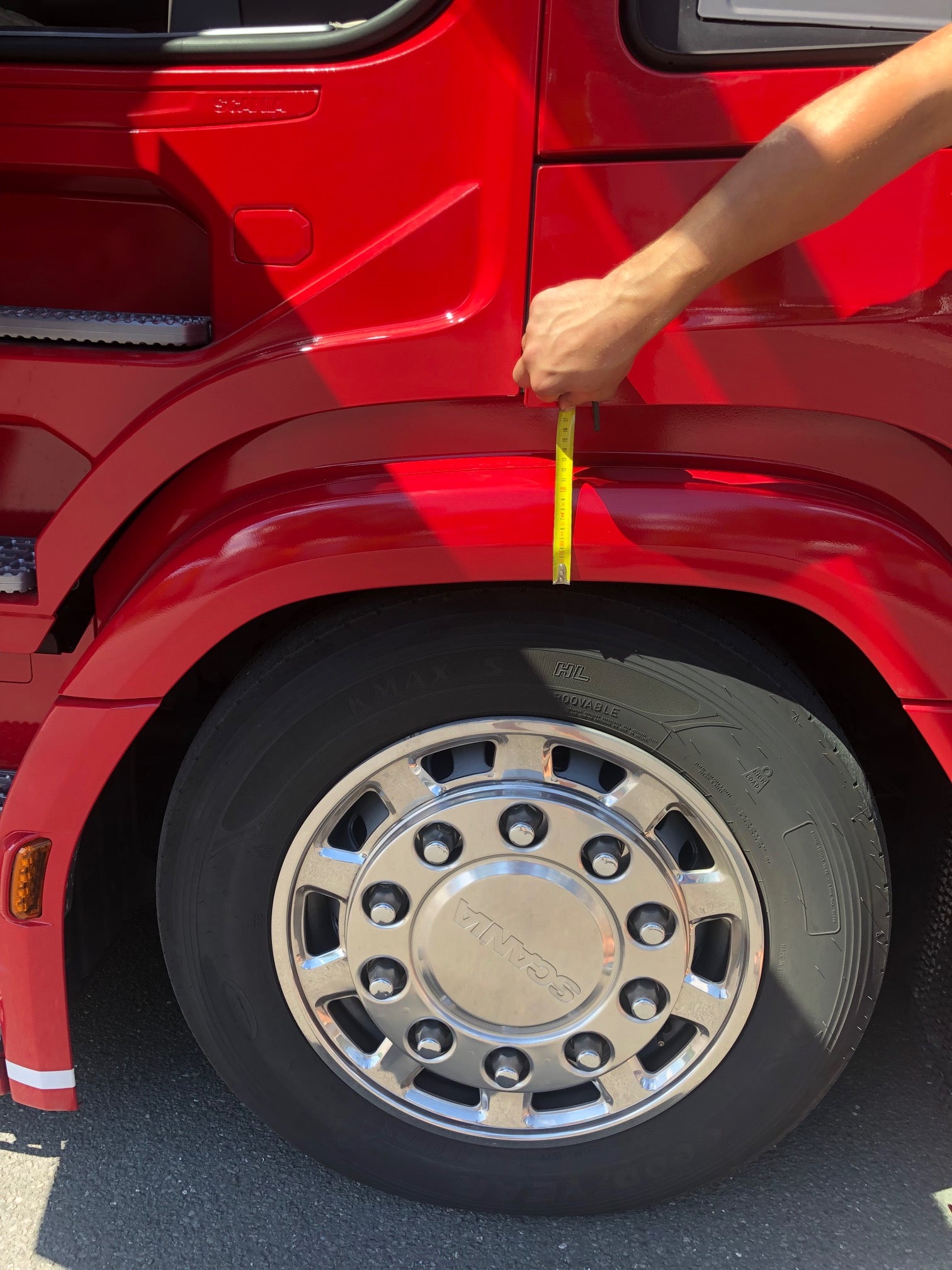 Scania NG fender extension