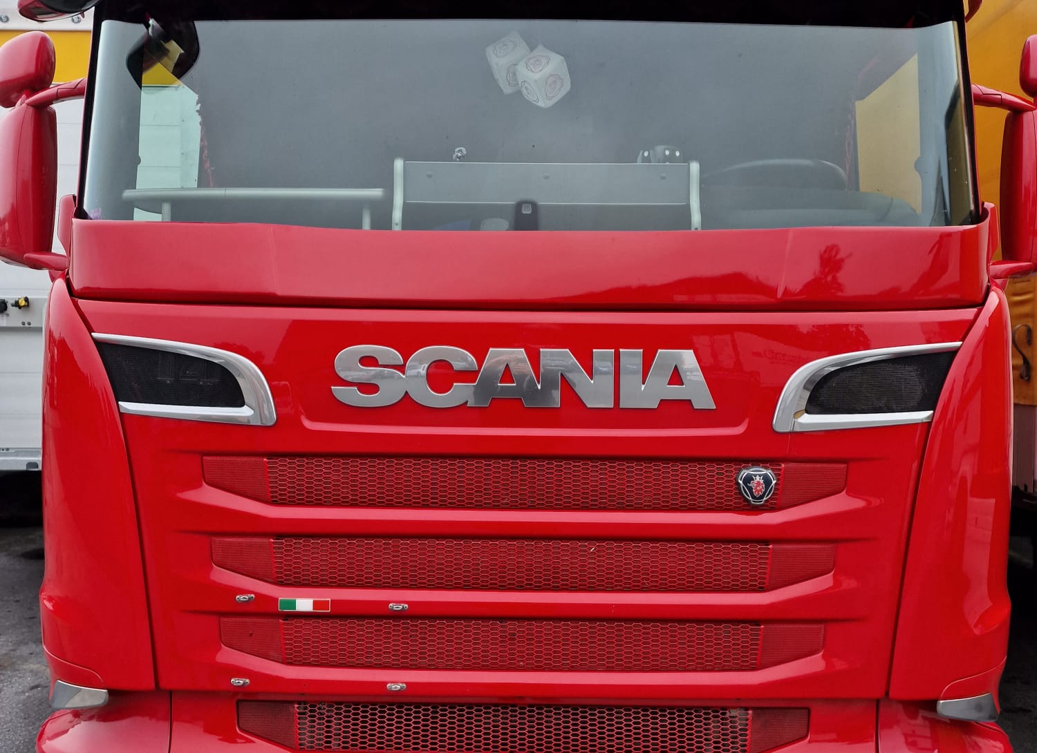 Scania R window grille