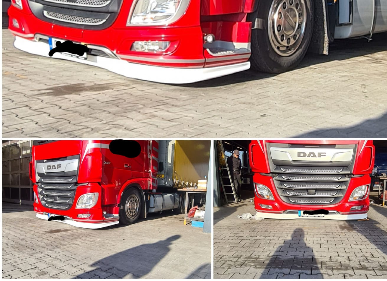 DAF Frontspoiler "große Lippe" für XF106