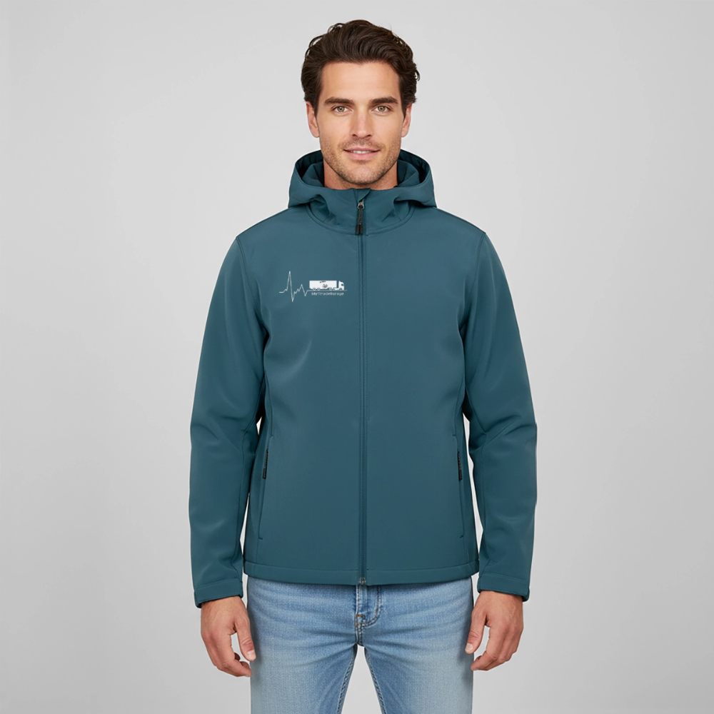 MyTruckGarage Softshell-Jacke – Stanley/Stella Recycled Herren - Dunkles Petrol