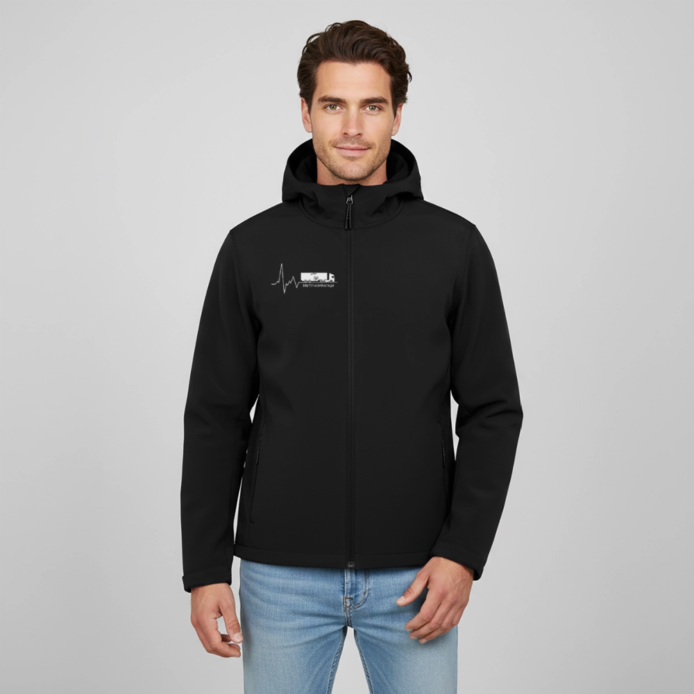 MyTruckGarage Softshell-Jacke – Stanley/Stella Recycled Herren - Schwarz
