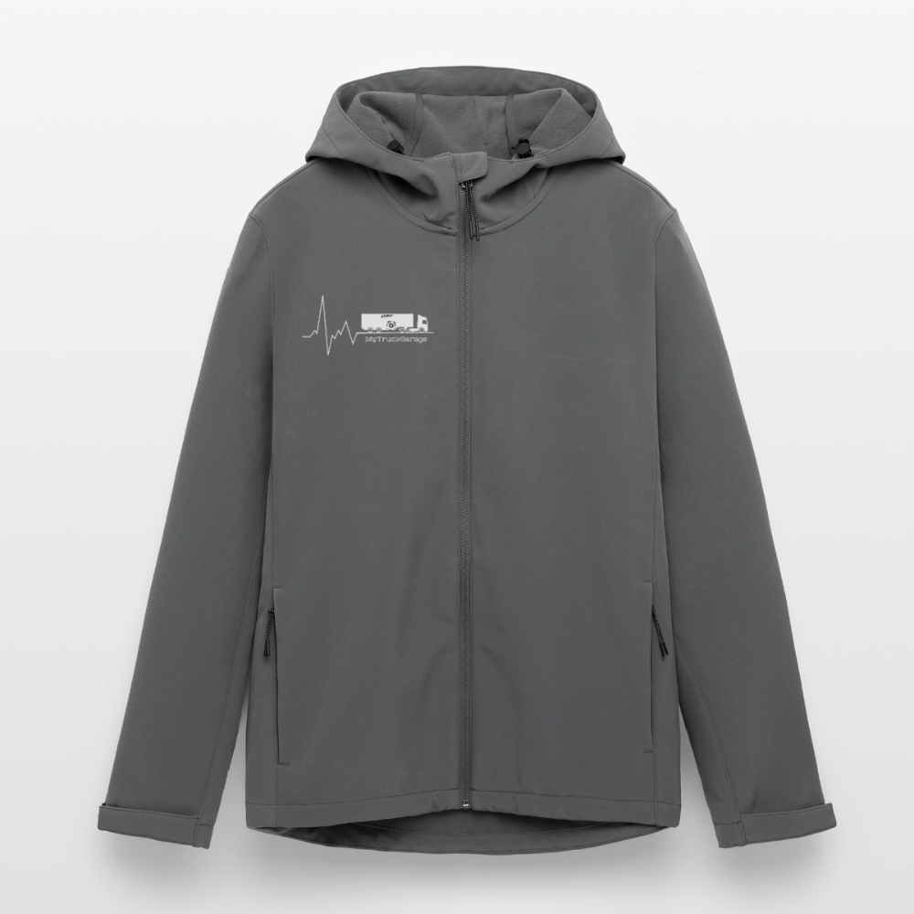 MyTruckGarage Softshell-Jacke – Stanley/Stella Recycled Herren - Anthrazit