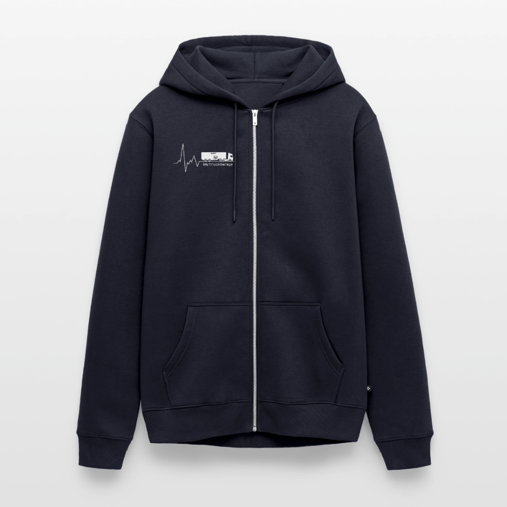 MyTruckGarage Premium Kapuzenjacke – Herren Hoodie - Navy
