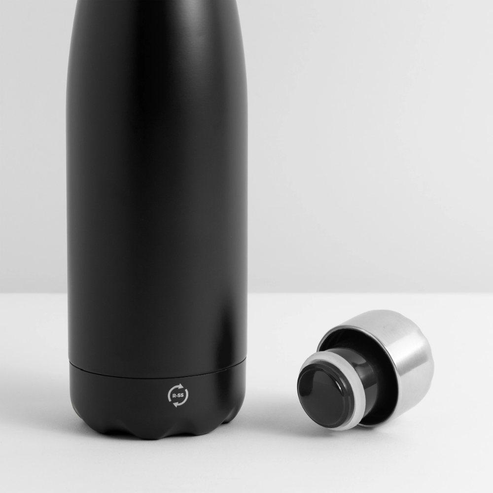 MyTruckGarage Isolierflasche 500ml – Thermosflasche für unterwegs - Schwarz