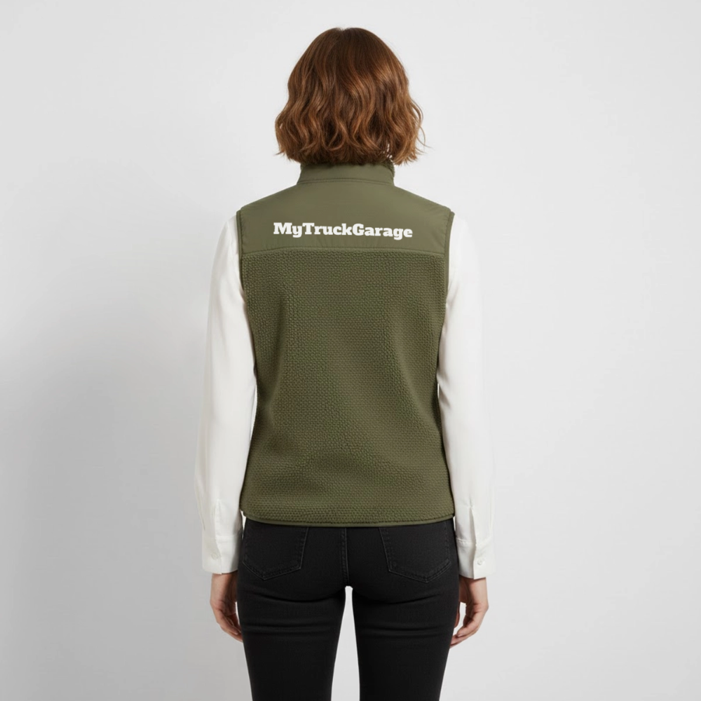 MyTruckGarage Sherpaweste – Stanley/Stella Unisex Fleeceweste - Khaki