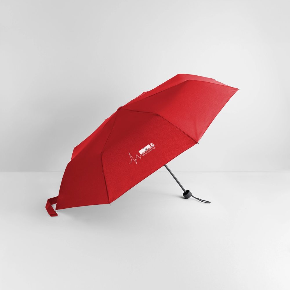 MyTruckGarage Regenschirm – Kompakt & Taschenformat - Rot