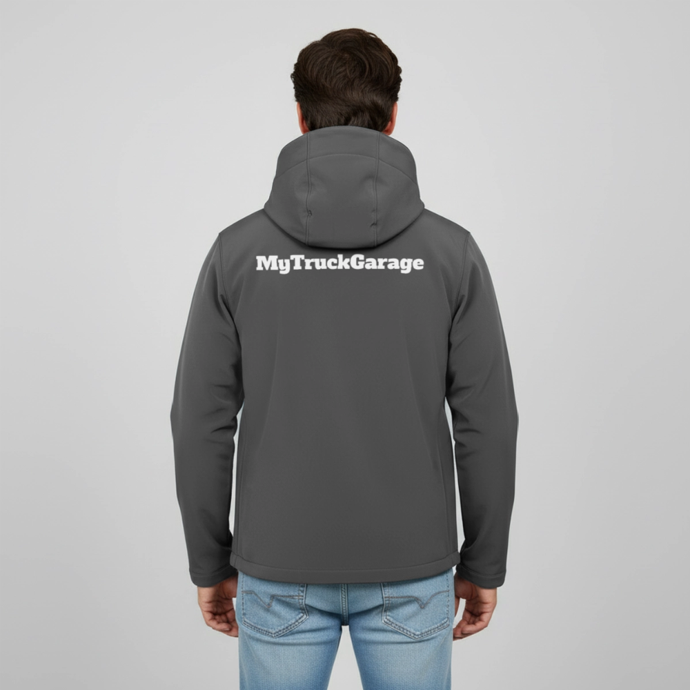 MyTruckGarage Softshell-Jacke – Stanley/Stella Recycled Herren - Anthrazit