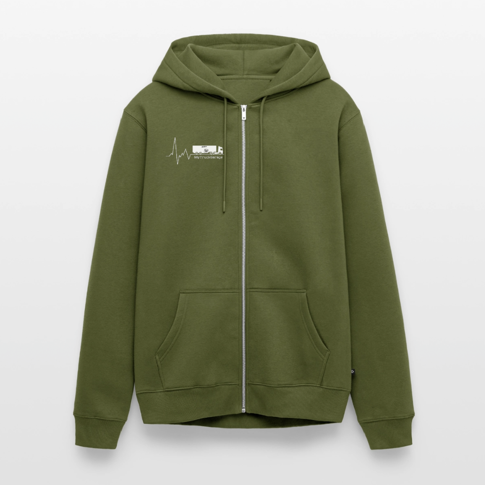 MyTruckGarage Premium Kapuzenjacke – Herren Hoodie - Khaki